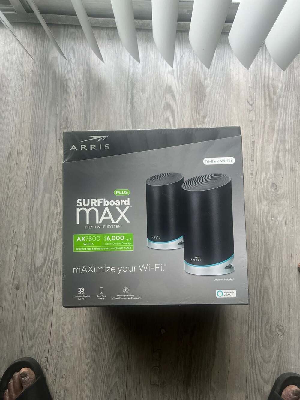 ARRIS SURFboard mAX Plus AX7800 Mesh Wi-Fi 6 System (W130) - 2 Pack